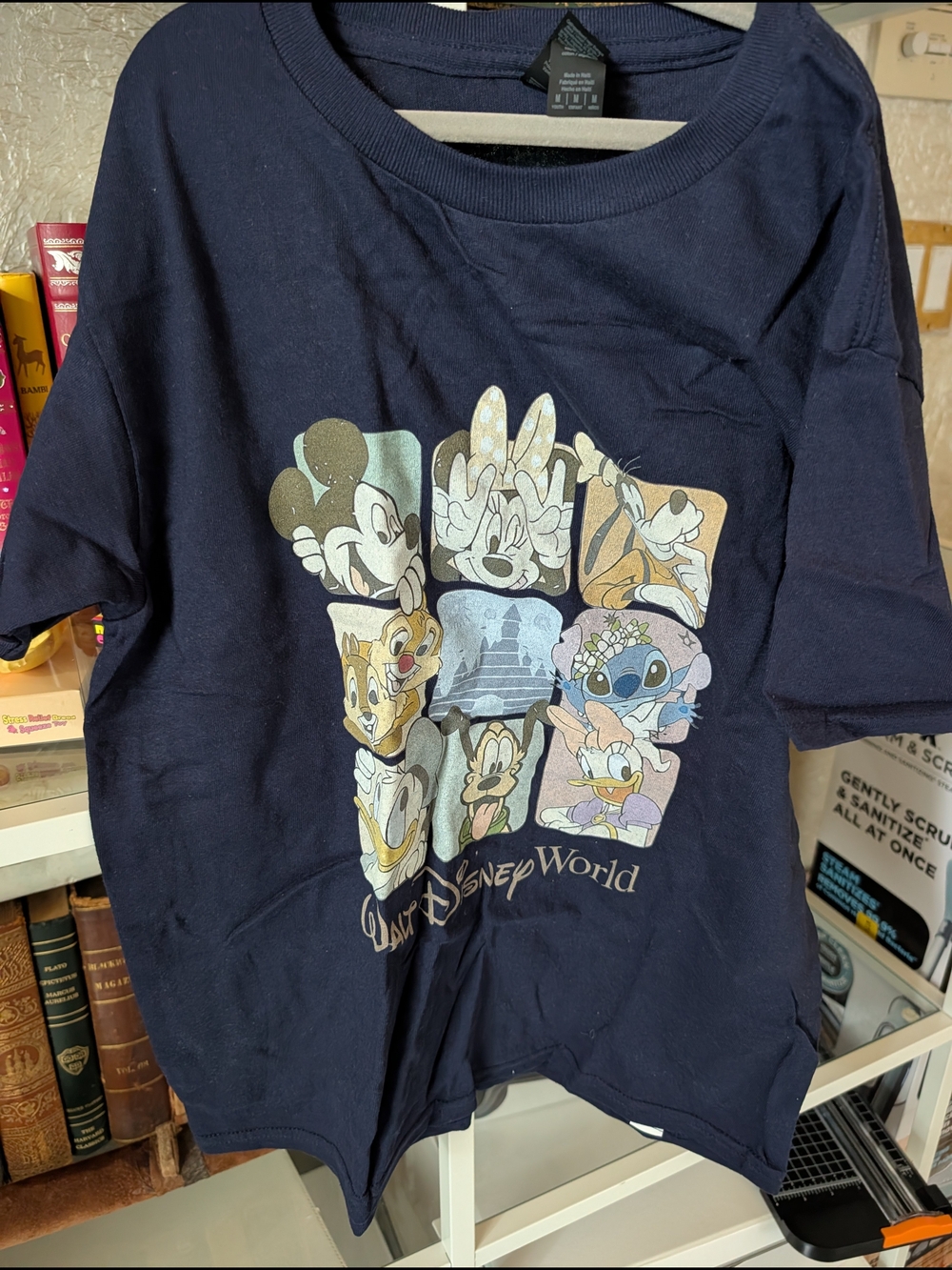 Kids Navy Blue Character Graphic Tee